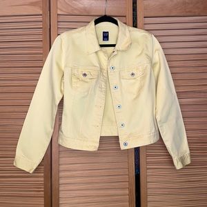 Gap yellow denim jacket